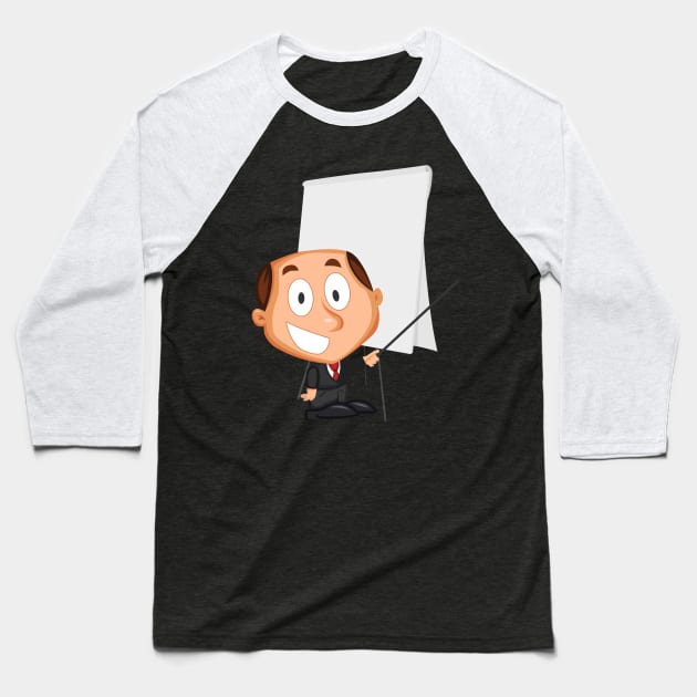 businessman Baseball T-Shirt by T-shirt_best_